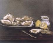 Edouard Manet Oysters France oil painting artist